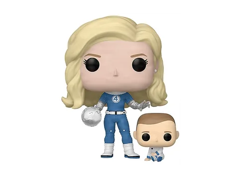 Funko POP! & Buddy Marvel: Fantastic Four - Invisible Woman - Figura in vinile da