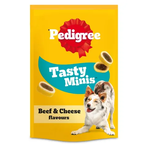 Pedigree Tasty Bites Cheesy Nibbles Manzo (140g)
