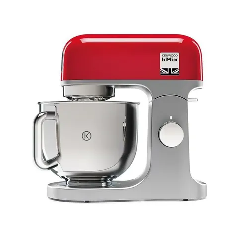 Kenwood KMX750RD KMIX Impastatrice Planetaria con Ciotola con Manico in Acciaio 5L, 3