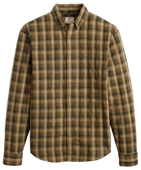 Levi's Levis A7210-0033 - Top da Uomo, Yuri Plaid Kelp, S