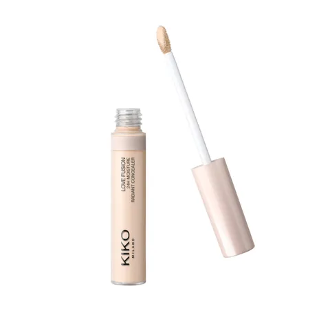 KIKO Milano Love Fusion 24H Moisture Radiant Concealer 1, Correttore Idratante A Lunga