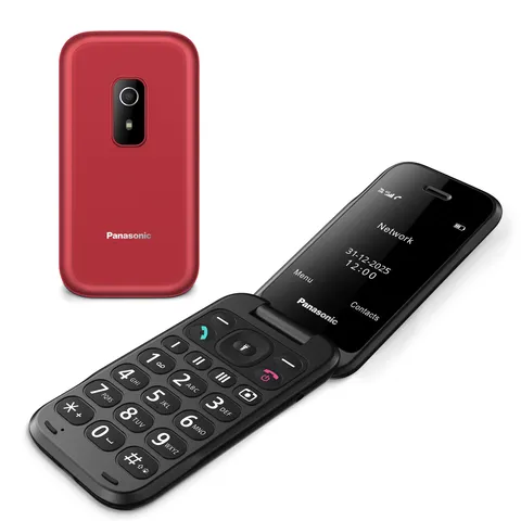 Panasonic KX-TF600 Telefono 4G Facile, Chiamate VoLTE Chiare, 290 Ore Standby, Ricarica