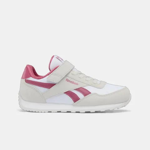 Reebok Sneakers da Ragazza Glide Low Elastic & Top Strap, Bianco barelygrey Rosa Studio
