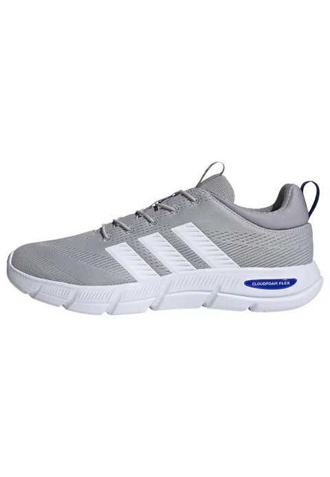 adidas Uomo Cloudfoam Flex Elastic Laces Shoes, Grey Two/Ftwr White/Glory Grey, 39 1/3 EU