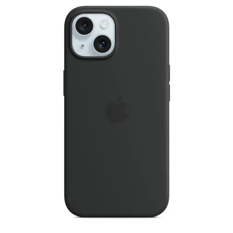 Apple Custodia MagSafe iPhone 15 Silicone Nero