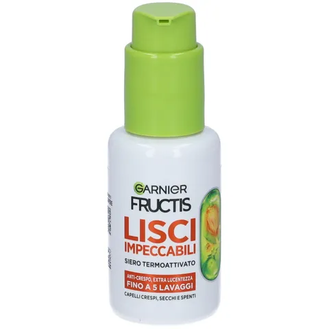 Garnier Fructis Siero Termoprotettore, Per Capelli Lisci e Lucenti a Lungo, Resistenti