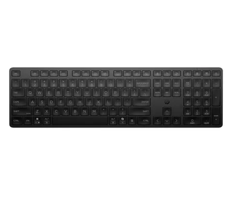 HP 490K Tastiera Wireless Multidispositivo, Connessione Bluetooth e USB, Tasti Silenziosi