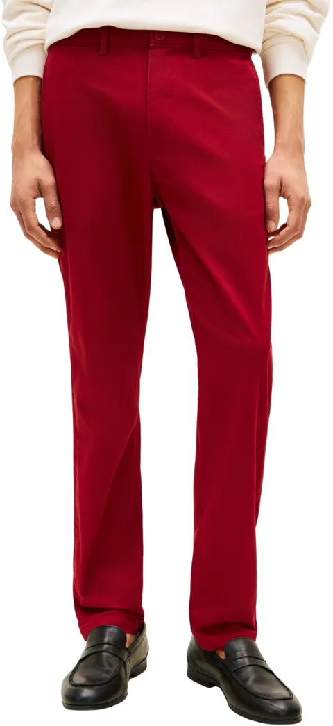 Tommy Hilfiger Harlem Essential Twill MW0MW40690, da Uomo, Rosso, 34W/32L