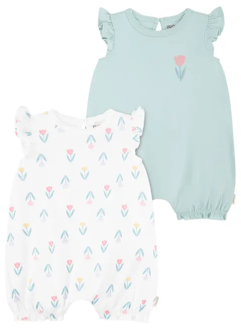 Huggies Romper (2-Pack) Baby Girl Green