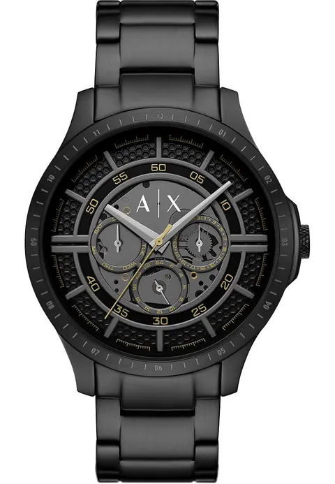 Armani Exchange Orologio da uomo, Movimento al quarzo multifunzione e cassa da 46 mm con