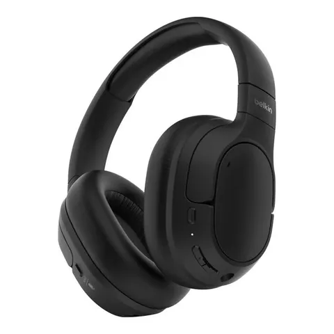 Belkin SoundForm Isolate Cuffie Wireless con Cancellazione Attiva del Rumore Ibrida
