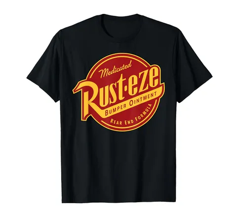 Disney Pixar Cars Rust-eze Logo Maglietta