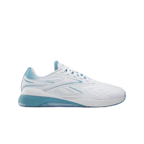 Reebok Scarpe da Ginnastica Unisex Nano X5 Edge, Bianco/Blu Scuro, 44,5 EU