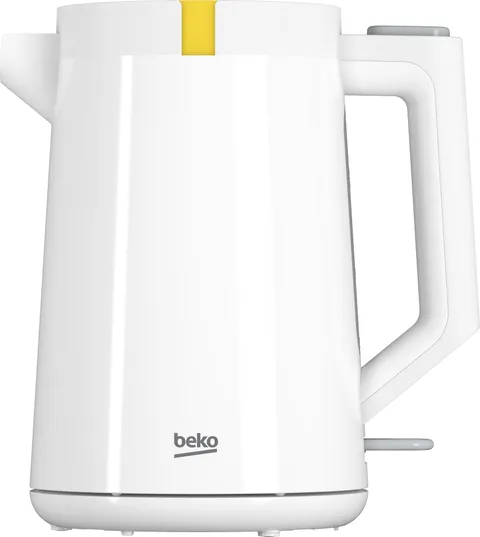 BEKO WKM4215W Bollitore Elettrico Capacità 1.7 L, 2200W, Spia LED, Bianco, Rotazione