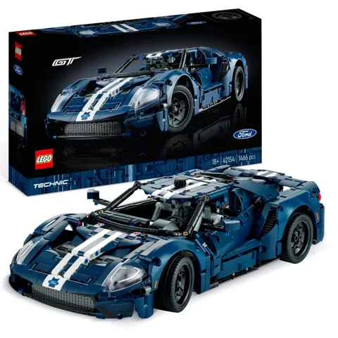LEGO 42154 Technic Ford GT 2022, Kit Modellino di Auto da Costruire per Adulti, Idea