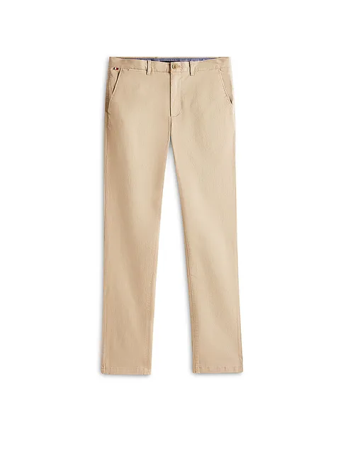 Tommy Hilfiger Core Denton Essential Twill MW0MW41993 - Pantaloni Chino da Uomo, Beige