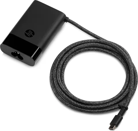 HP Alimentatore Laptop USB-C GaN da 65 W, Compatibile con PC HP dotati di porta USB-C