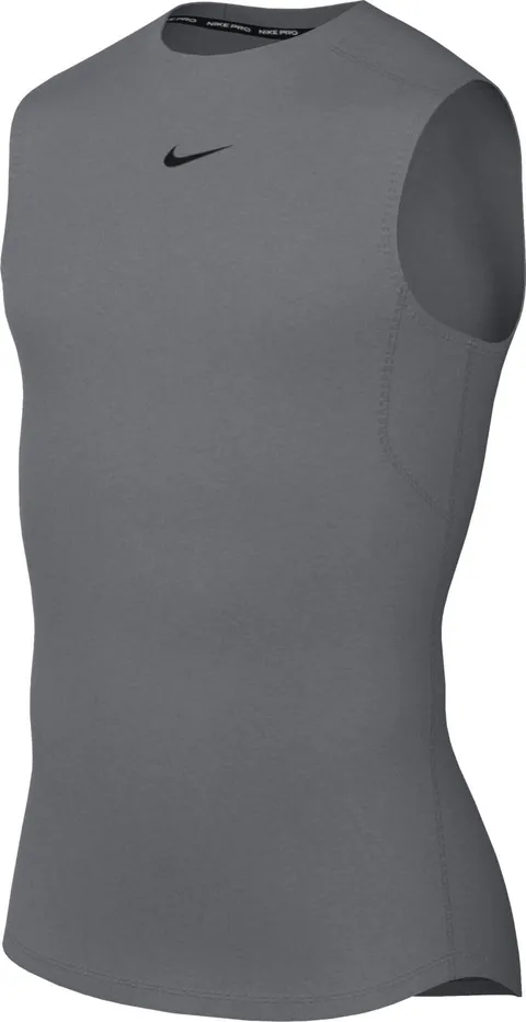 Nike FB7914-084 M NP DF Top SL Tight Maglia Lunga Uomo Smoke Grey/Black Taglia M