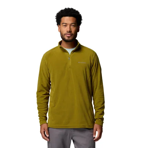 Columbia Felpa da uomo Klamath Range 2 mezza zip, in pile, verde muschio, M