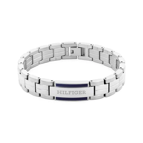 Tommy Hilfiger Jewelry Braccialetto a maglie da uomo Collezione in Acciaio Inossidabile e