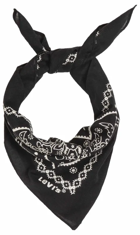 Levi's Paisley Bandana, Foulard Uomo, Nero (Regular Black), Taglia unica