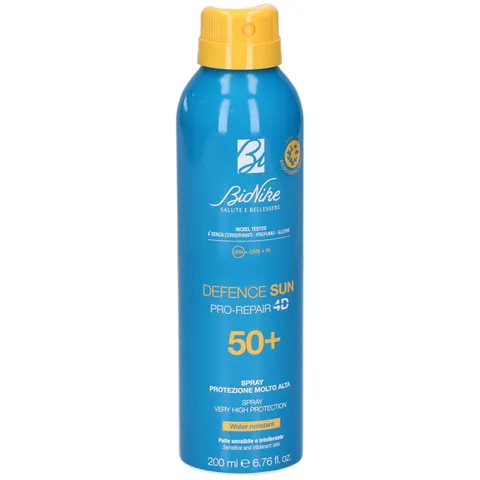 BioNike Defence Sun - Transparent Touch Protezione Solare Spray SPF 50+, Texture Leggera