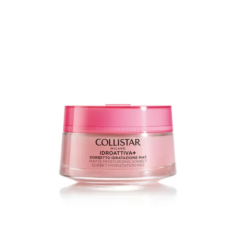 Collistar Crema Viso Idroattiva+, Sorbetto Idratazione MAT, Idratazione 100H,Texture