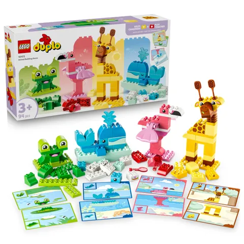 LEGO Duplo Gioco di Costruzione degli Animali - Giochi Didattici per la Classificazione