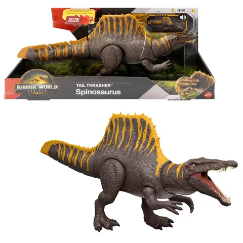 Mattel Jurassic World La Rinascita Spinosauro Coda Letale