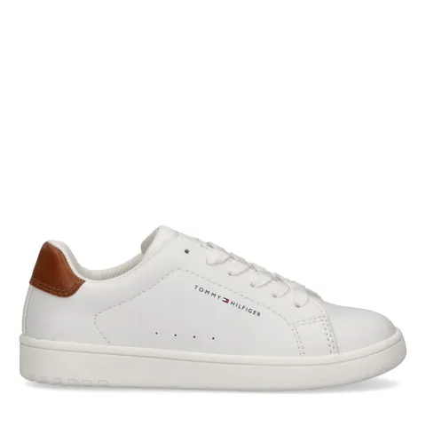 Tommy Hilfiger Jack, Scarpe da Bambini, Bianco/Tabacco, 32 EU