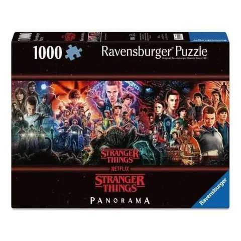 Ravensburger Puzzle Stranger Things 1000 Pezzi - Puzzle Adulti +14 anni, 98 x 37.5 cm
