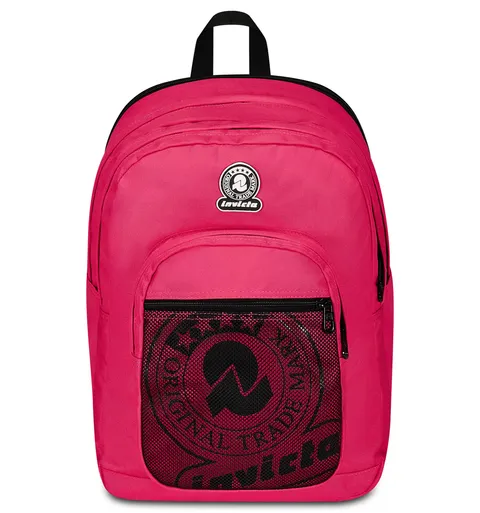 Invicta Zaino Scuola Dial Full Space Solid, Rosa - Doppio Scomparto con Fascia