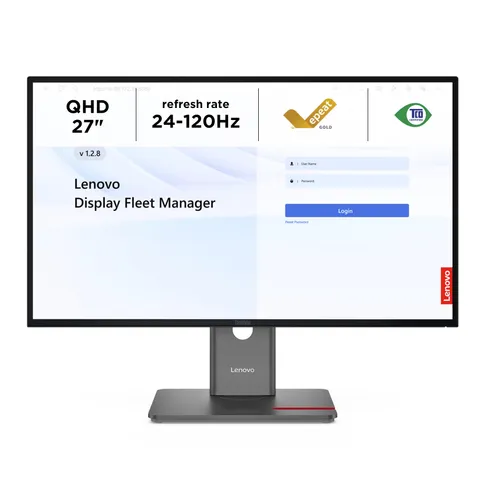 Lenovo ThinkVision Professional P-Series, monitor Premium ad alta risoluzione (27" QHD)