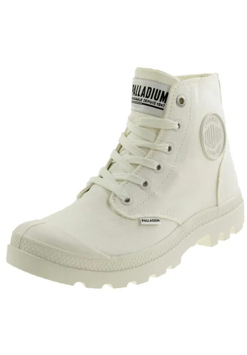 Palladium Pampa Monochrome, Stivali Sneaker Unisex - Adulto, Bianco, 36 EU