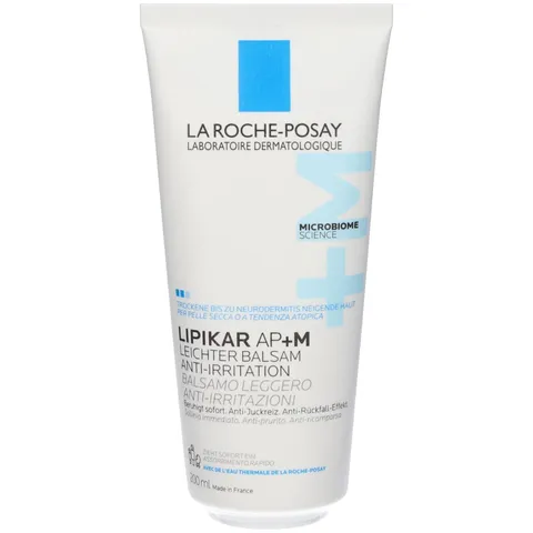 La Roche Posay Lipikar AP+M Balsamo Leggero Anti-Irritazioni, Per Pelle Secca a Tendenza
