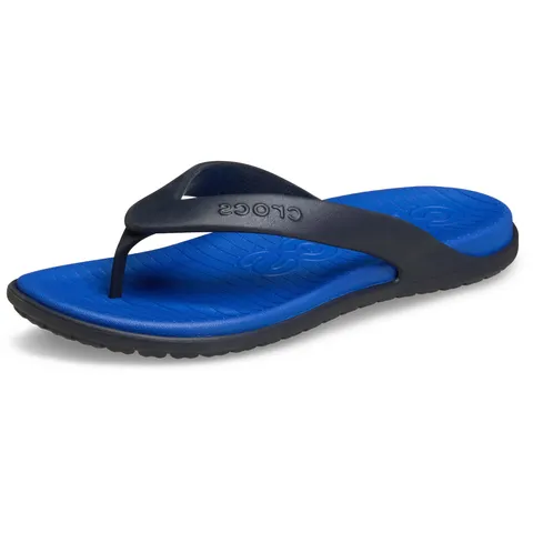 Crocs Infradito da uomo Coast, Blue Bolt/Deep Navy, 40, Blue Bolt Deep Navy, 43/44 EU