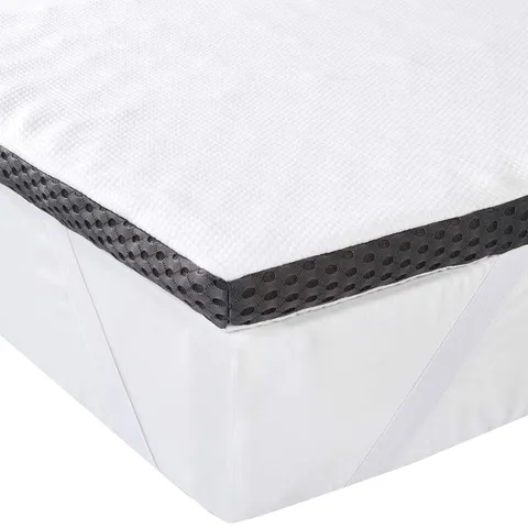 Amazon Basics Topper Matrimoniale 150 x 200 cm, in Memory Foam, 4 cm Coprimaterasso con