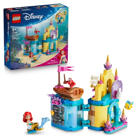 LEGO | Disney Princess Il Magico Mini-Palazzo di Ariel - Castello Giocattolo della