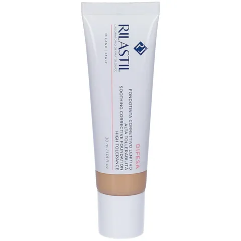 Rilastil Difesa Make Up, Fondotinta Correttivo Lenitivo ad azione anti-rossore. Tonalità