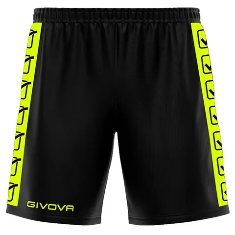 Givova Pantaloncino Poly Band Giallo Fluo/Nero