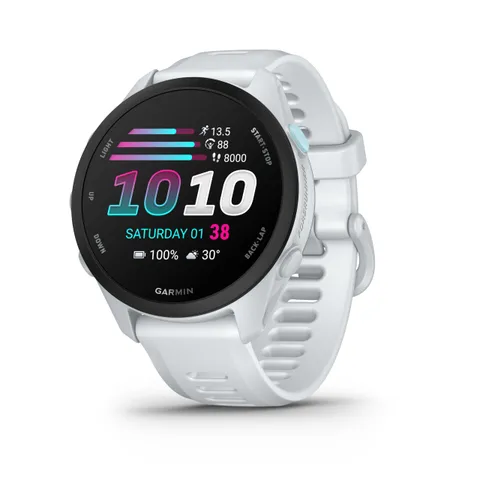 Garmin Forerunner 70 Smartwatch 43mm GPS AMOLED Whitestone