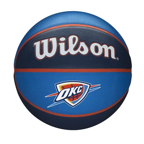 Wilson Pallone da Basket NBA TEAM Tribute BSKT, Utilizzo Outdoor, Gomma, Misura 7