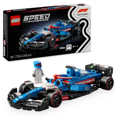 LEGO Speed Champions Auto da Corsa F1 Visa Cash App RB Vcarb 01 Modello di Macchina da