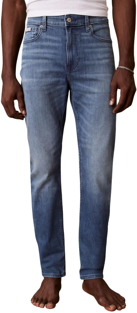 Calvin Klein Jeans da Uomo Slim Taper Embers Jean LV04RE781G, Blu (Embers), 33W/32L, Blu (braci), W33 / L32