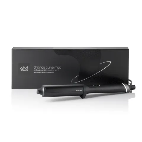 ghd Chronos Curve Max Wand Arricciacapelli Professionale 38 mm in Nero - Per Onde Morbide