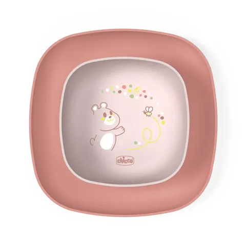 Chicco Set Piatti Svezzamento 2 Pezzi Rosa
