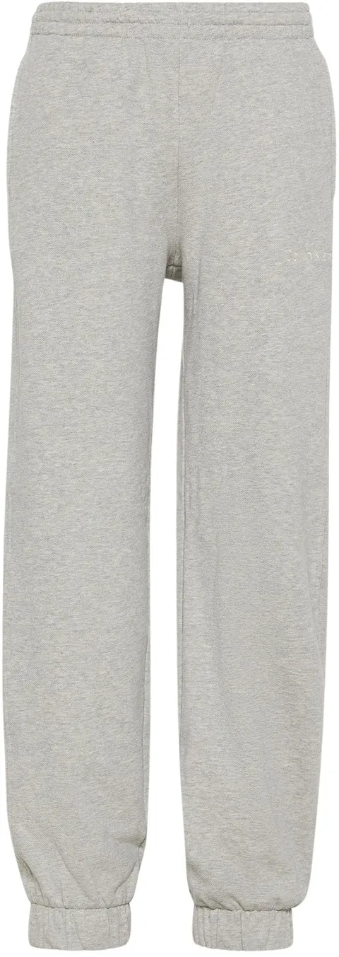 Calvin Klein Donna Pantaloni da Jogging con Logo, Grigio (Grey Heather), S