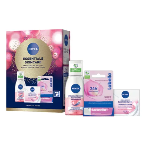 Nivea Essentials Skincare Kit cofanetto regalo donna, Set regalo donna con Crema Viso