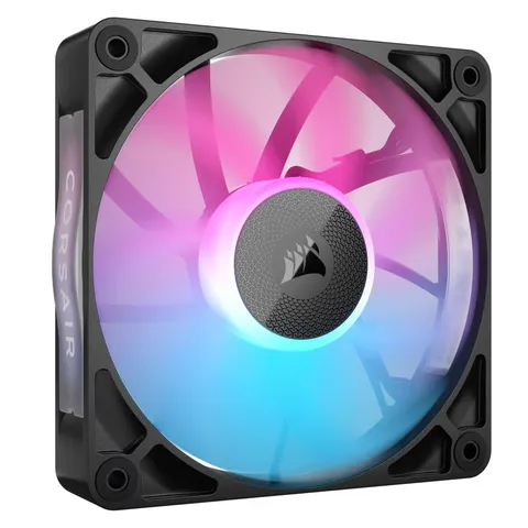 CORSAIR iCUE LINK RX120 RGB Ventola PWM da 120 mm - Cuscinetto a Cupola Magnetica - Ventola Singola - Nero