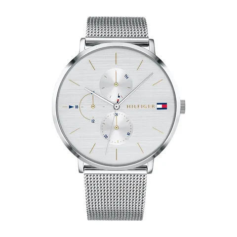 Tommy Hilfiger Orologio Analogico Multifunzione al Quarzo da Donna con Cinturino in